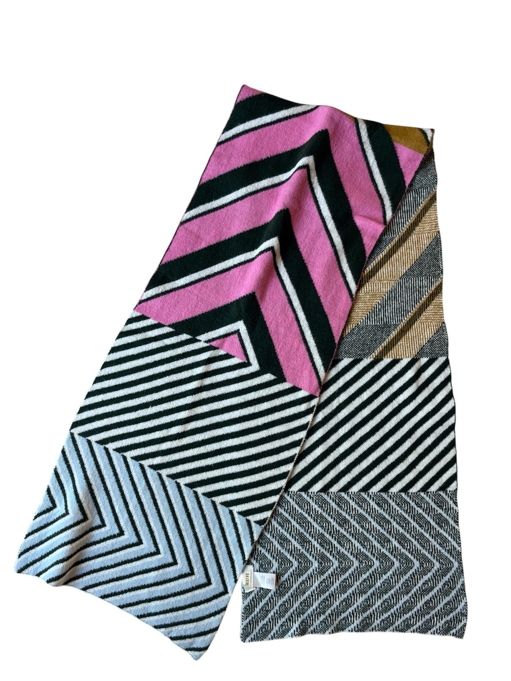MAEVE ANTHROPOLOGIE POP ART BLANKET SCARF CHEVRON